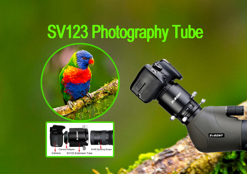 How Svbony SV123 Spotting Scope Extension Tube Works